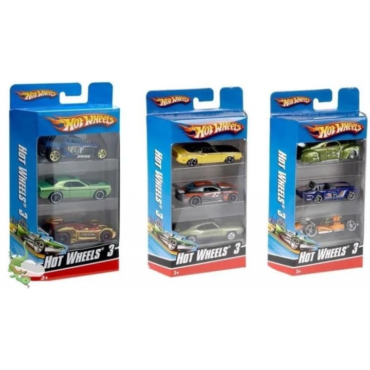 Hot Wheels Samochodziki 3-pak mix (12szt)