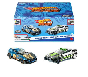 Hot Wheels Pull-Back Speeders 2-pak mix (6szt)