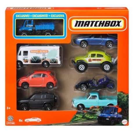 Matchbox Pojazdy 8-pak mix (6szt)