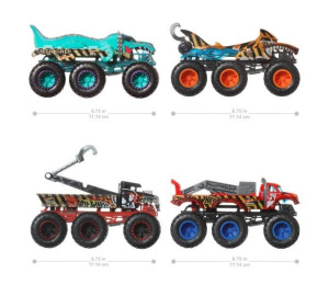 Hot Wheels Monster Trucks ciężarówka mix (4szt)