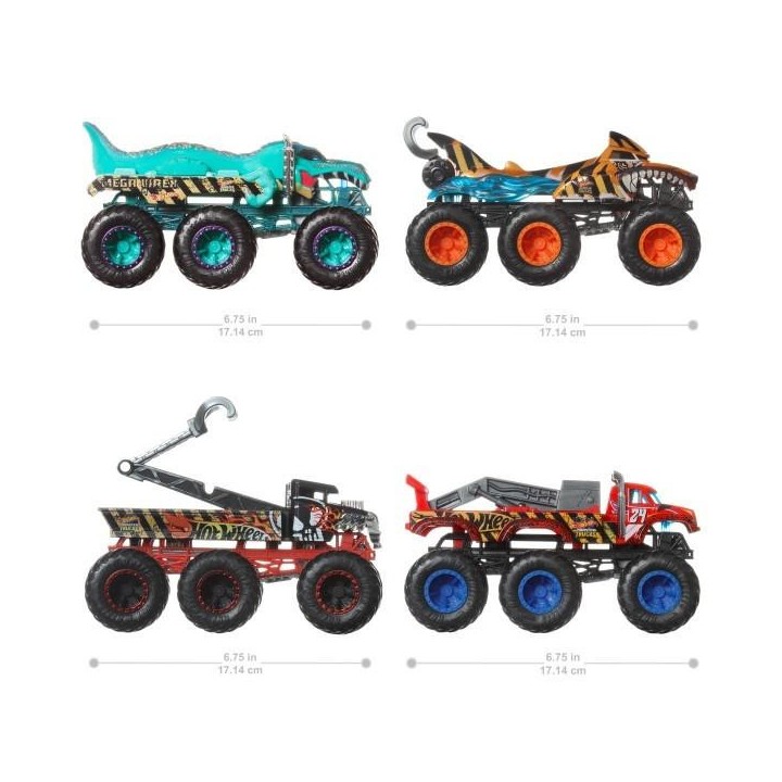 Hot Wheels Monster Trucks ciężarówka mix (4szt)