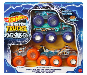 Hot Wheels Monster Trucks Wielopak z pojazd (4szt)