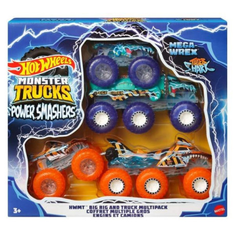 Hot Wheels Monster Trucks Wielopak z pojazd (4szt)