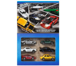 Hot Wheels Silver Streets of Japan 6-pak (6szt)