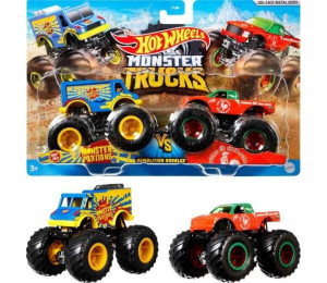 Hot Wheels Monster Trucks Pojazd 1:64 2-pak (8szt)