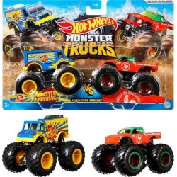 Hot Wheels Monster Trucks Pojazd 1:64 2-pak (8szt)