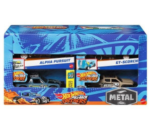 Hot Wheels Pojazd z napędem pull-back mix (8szt)