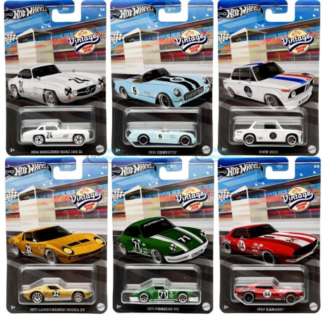 Hot Wheels Samochodzik Vintage mix (10szt)