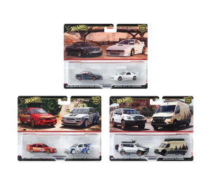 Hot Wheels 2-pak Samochodziki Premium mix (8szt)