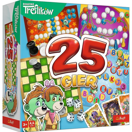 Kalejdoskop 25 gier Rodzina Treflików TREFL