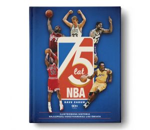 Okładka książki 75 lat NBA. Ilustrowana historia najlepszej koszykarskiej ligi świata w księgarni Labotiga