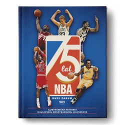 Okładka książki 75 lat NBA. Ilustrowana historia najlepszej koszykarskiej ligi świata w księgarni Labotiga