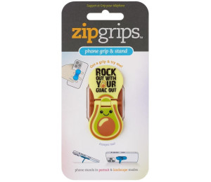 ZipGrip uchwyt na palce do telefonu Awokado