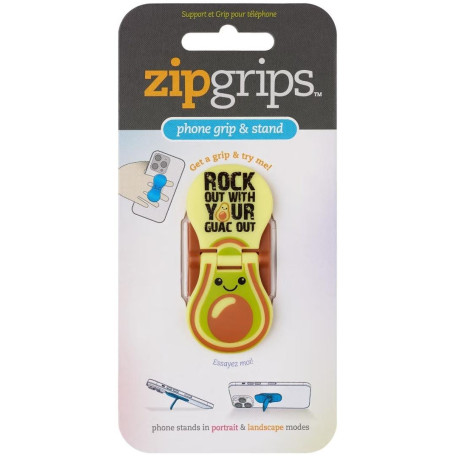ZipGrip uchwyt na palce do telefonu Awokado