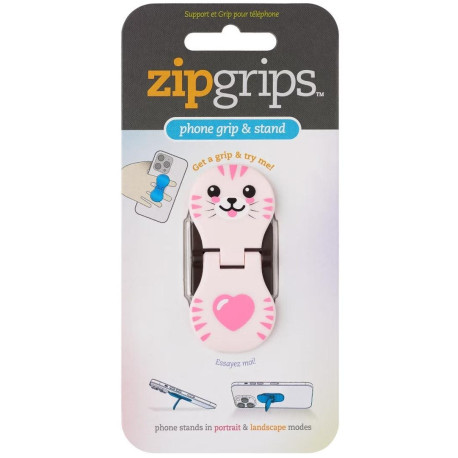 ZipGrip uchwyt na palce do telefonu Kotek