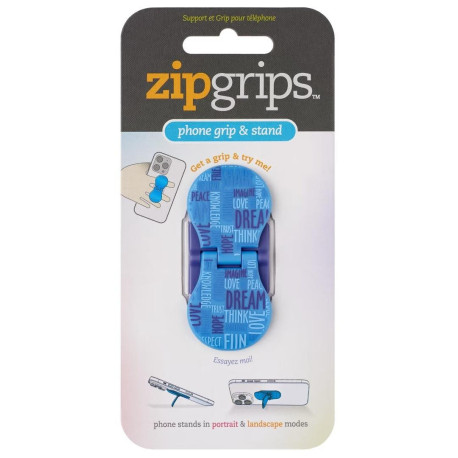 ZipGrip uchwyt na palce do telefonu Niebieskie sł