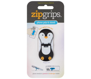 ZipGrip uchwyt na palce do telefonu Pingwin