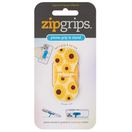 ZipGrip uchwyt na palce do telefonu Słonecznik
