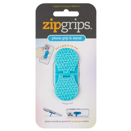 ZipGrip uchwyt na palce do telefonu Wzory geomet.
