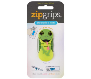 ZipGrip uchwyt na palce do telefonu Żaba