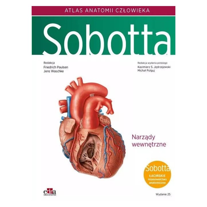 Atlas anatomii człowieka Sobotta T.2 Łacińskie...