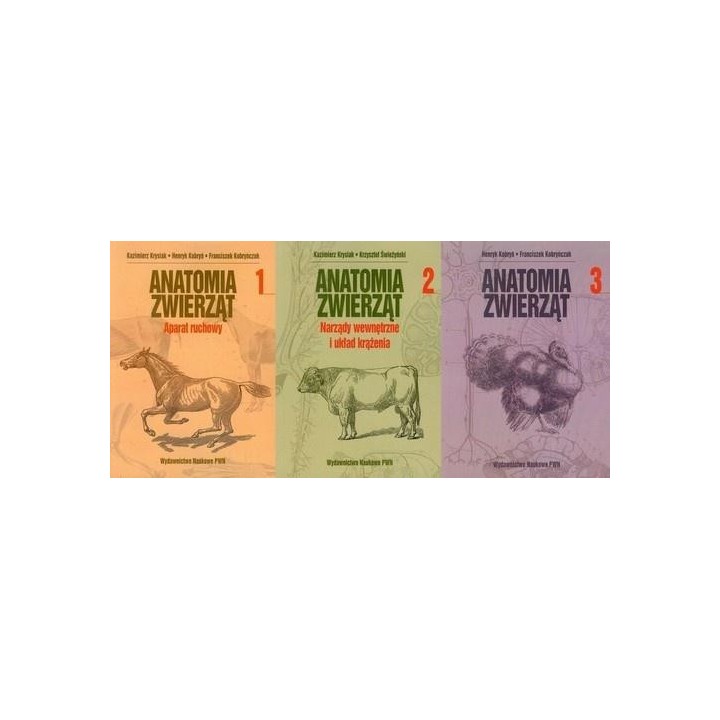 Anatomia zwierząt T.1-3