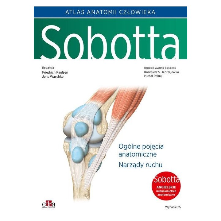 Atlas anatomii człowieka Sobotta ang. T.1