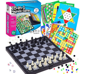 Zetaw gier planszowych 18w1 szachy