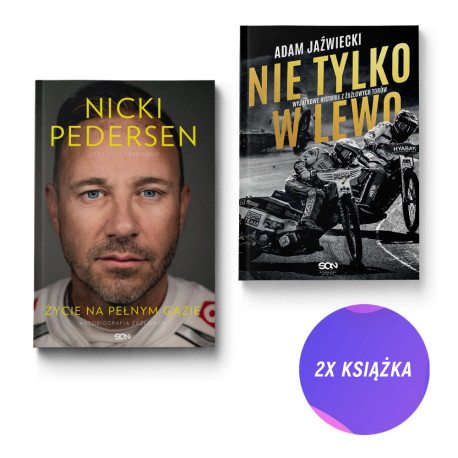 Nicki Pedersen. Życie na pełnym gazie. Autobiografia + Nie tylko w lewo (2x książka)