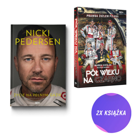  Nicki Pedersen. Życie na pełnym gazie. Autobiografia + Marek Cieślak. Pół wieku na czarno (2x książka)