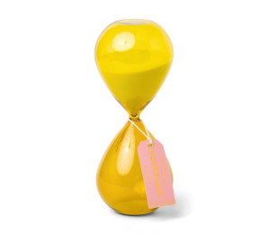 Klepsydra biurkowa - chartreuse ombre 30min