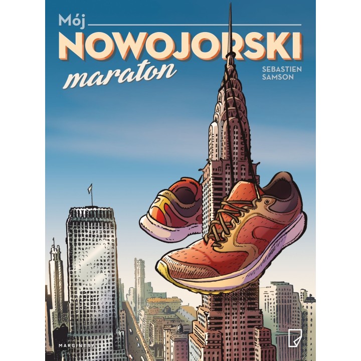 Okładka książki Mój nowojorski maraton w księgarni sportowej Labotiga