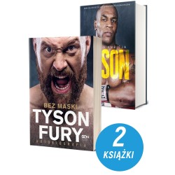 Zdjęcie pakietu Tyson Fury. Bez maski + Tyson. Żelazna ambicja w księgarni sportowej Labotiga