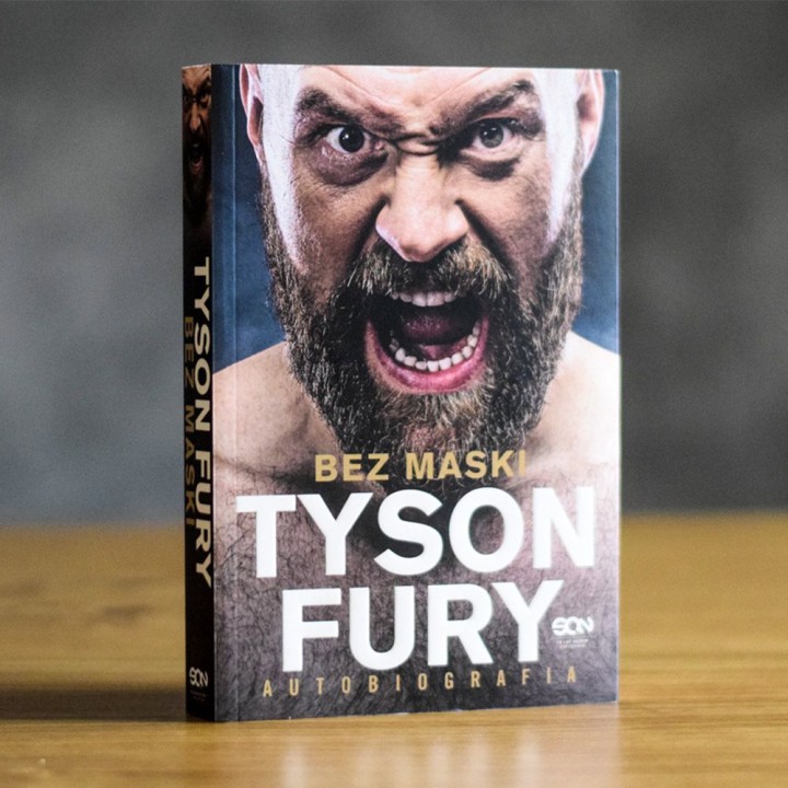 Okładka książki Tyson Fury. Bez maski w księgarni sportowej Labotiga
