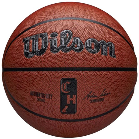 Piłka do koszykówki Wilson NBA Authentic City Chicago Ball