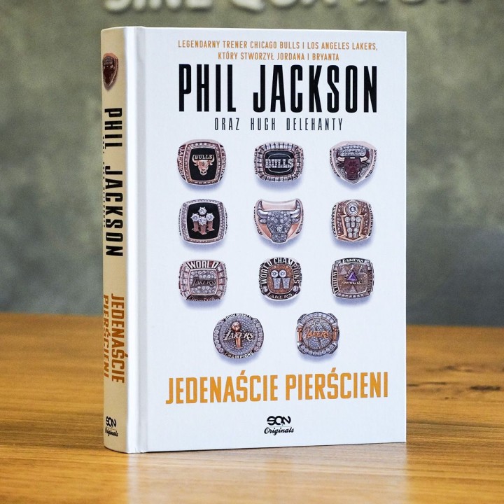 Okładka książki Phil Jackson. Jedenaście pierścieni. Wydanie III w księgarni Labotiga