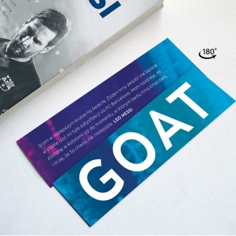 Zdjęcie Zakładki do książki GOAT w księgarni sportowej Labotiga
