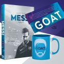 (Wysyłka ok. 7 sierpnia) Pakiet: Messi. G.O.A.T. (książka + kubek + zakładka gratis)