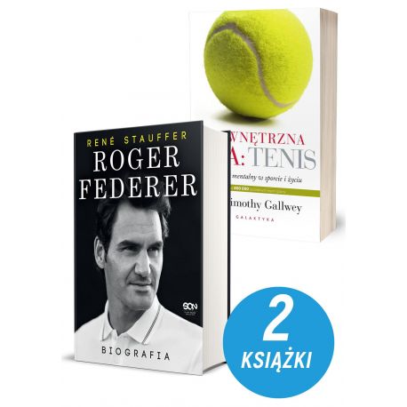 Zdjęcie pakietu Roger Federer. Biografia + Wewnętrzna gra: Tenis w księgarni Labotiga