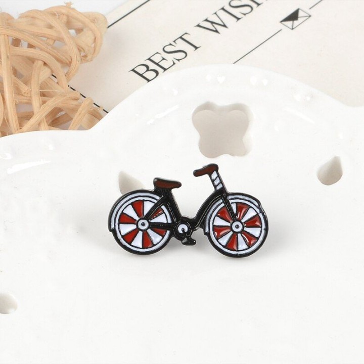 Kolarski metalowy pin