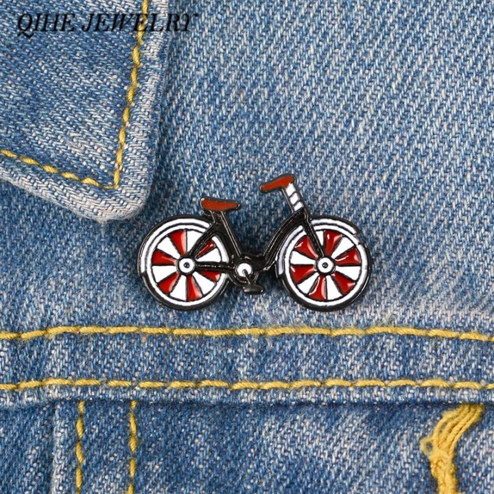 Kolarski metalowy pin