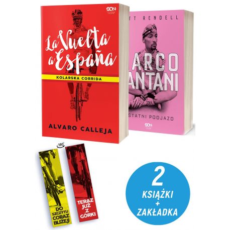 Pakiet: La Vuelta a Espana + Marco Pantani + zakładka