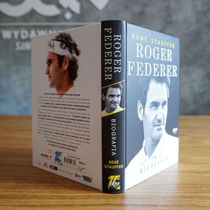 Okładka książki sportowej Roger Federer. Biografia w księgarni Labotiga