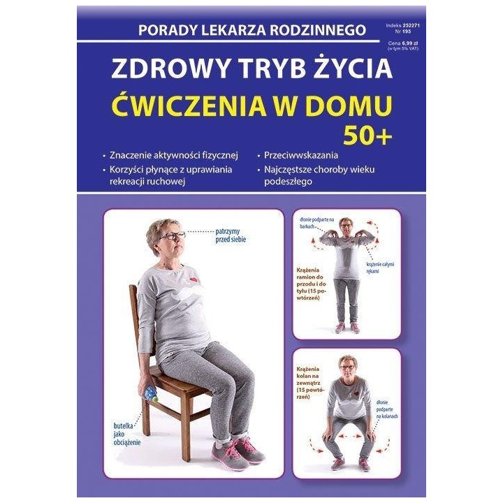 Zdrowy tryb życia. Ćwiczenia w domu 50+