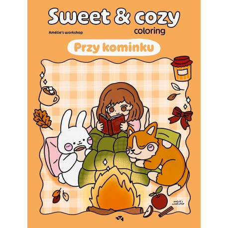 Przy kominku. Sweet &amp; cozy coloring