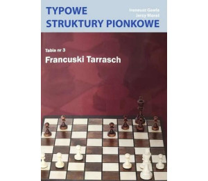 Typowe struktury pionkowe. Tabela nr 3 Francuski..