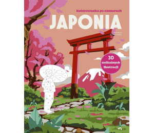 Japonia. Kolorowanka po numerach