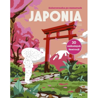 Japonia. Kolorowanka po numerach