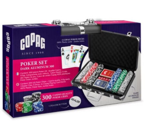 Poker Copag Set 300 żetonów
