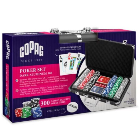 Poker Copag Set 300 żetonów